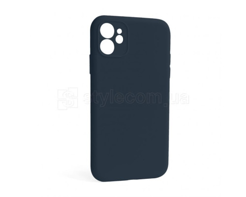 Чохол Full Silicone Case для Apple iPhone 12 cosmos blue (46) закрита камера (без логотипу) TPS-2710000254980