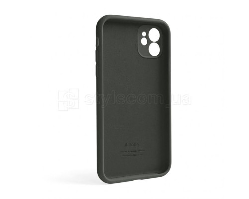 Чохол Full Silicone Case для Apple iPhone 12 dark olive (35) закрита камера (без логотипу) TPS-2710000255000