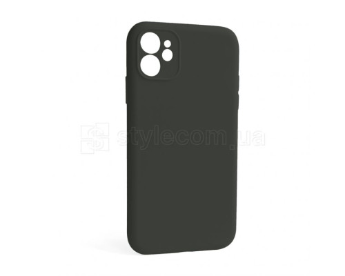 Чохол Full Silicone Case для Apple iPhone 12 dark olive (35) закрита камера (без логотипу) TPS-2710000255000