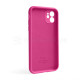 Чохол Full Silicone Case для Apple iPhone 12 dragon fruit (48) закрита камера (без логотипу) TPS-2710000255017