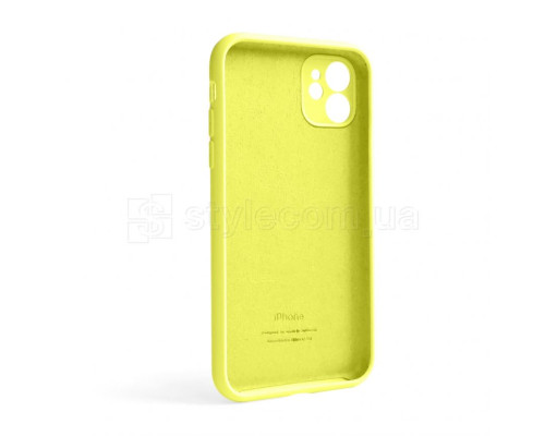 Чохол Full Silicone Case для Apple iPhone 12 flash lime (41) закрита камера (без логотипу) TPS-2710000255031