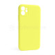 Чохол Full Silicone Case для Apple iPhone 12 flash lime (41) закрита камера (без логотипу) TPS-2710000255031