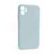 Чохол Full Silicone Case для Apple iPhone 12 sky blue (58) закрита камера (без логотипу) TPS-2710000254775