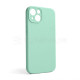 Чохол Full Silicone Case для Apple iPhone 13 new blue (67) закрита камера (без логотипу) TPS-2710000255826