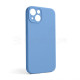 Чохол Full Silicone Case для Apple iPhone 13 cornflower (53) закрита камера (без логотипу) TPS-2710000255895