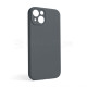 Чохол Full Silicone Case для Apple iPhone 13 dark grey (15) закрита камера (без логотипу) TPS-2710000255901