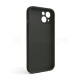 Чохол Full Silicone Case для Apple iPhone 13 dark olive (35) закрита камера (без логотипу)