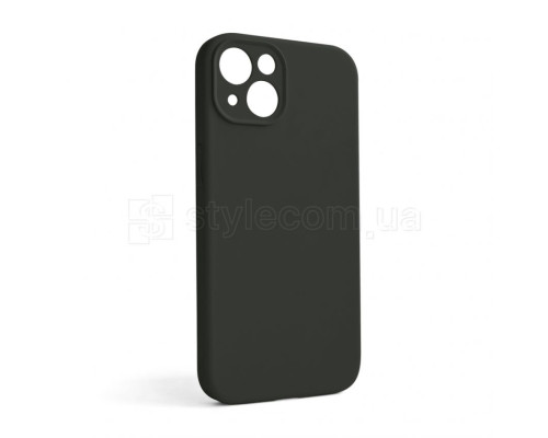 Чохол Full Silicone Case для Apple iPhone 13 dark olive (35) закрита камера (без логотипу)