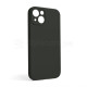 Чохол Full Silicone Case для Apple iPhone 13 dark olive (35) закрита камера (без логотипу)