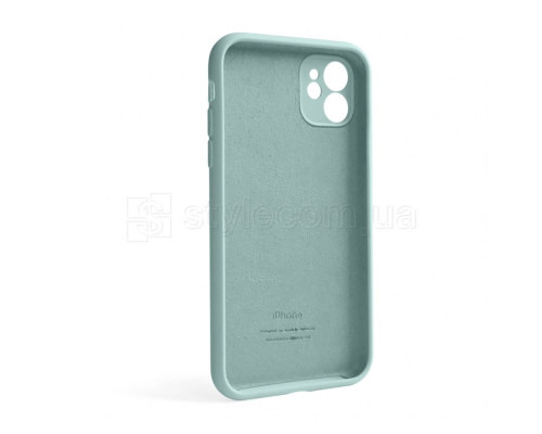 Чохол Full Silicone Case для Apple iPhone 12 turquoise (17) закрита камера (без логотипу) TPS-2710000255239