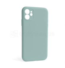 Чохол Full Silicone Case для Apple iPhone 12 turquoise (17) закрита камера (без логотипу)