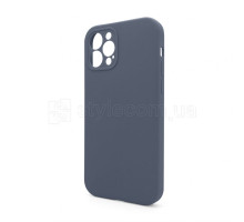 Чохол Full Silicone Case для Apple iPhone 12 Pro lavender grey (28) закрита камера (без логотипу) TPS-2710000255550