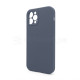 Чохол Full Silicone Case для Apple iPhone 12 Pro lavender grey (28) закрита камера (без логотипу) TPS-2710000255550