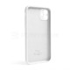 Чохол Full Silicone Case для Apple iPhone 12 white (09) закрита камера (без логотипу) TPS-2710000255253