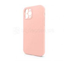 Чохол Full Silicone Case для Apple iPhone 12 Pro light pink (12) закрита камера (без логотипу) TPS-2710000255574