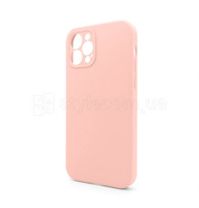 Чохол Full Silicone Case для Apple iPhone 12 Pro light pink (12) закрита камера (без логотипу)