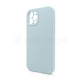 Чохол Full Silicone Case для Apple iPhone 12 Pro sky blue (58) закрита камера (без логотипу) TPS-2710000255277