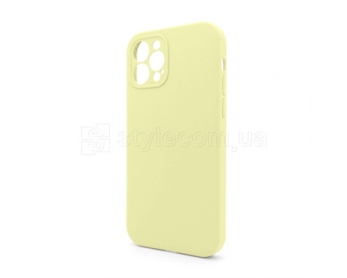 Чохол Full Silicone Case для Apple iPhone 12 Pro mellow yellow (51) закрита камера (без логотипу) TPS-2710000255604