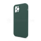 Чохол Full Silicone Case для Apple iPhone 12 Pro pine green (55) закрита камера (без логотипу) TPS-2710000255635