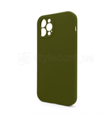 Чохол Full Silicone Case для Apple iPhone 12 Pro forest green (63) закрита камера (без логотипу)