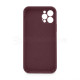 Чохол Full Silicone Case для Apple iPhone 12 Pro plum (57) закрита камера (без логотипу) TPS-2710000255642