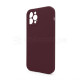 Чохол Full Silicone Case для Apple iPhone 12 Pro plum (57) закрита камера (без логотипу) TPS-2710000255642