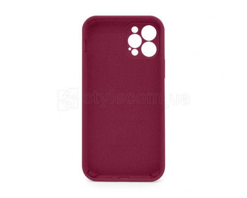 Чохол Full Silicone Case для Apple iPhone 12 Pro rose red (37) закрита камера (без логотипу) TPS-2710000255666