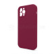 Чохол Full Silicone Case для Apple iPhone 12 Pro rose red (37) закрита камера (без логотипу) TPS-2710000255666