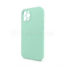 Чохол Full Silicone Case для Apple iPhone 12 Pro new blue (67) закрита камера (без логотипу)