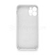 Чохол Full Silicone Case для Apple iPhone 12 Pro white (09) закрита камера (без логотипу) TPS-2710000255734