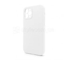 Чохол Full Silicone Case для Apple iPhone 12 Pro white (09) закрита камера (без логотипу) TPS-2710000255734