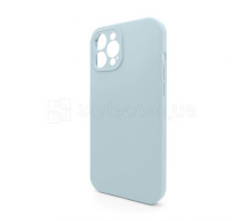 Чохол Full Silicone Case для Apple iPhone 12 Pro Max sky blue (58) закрита камера (без логотипу) TPS-2710000255758