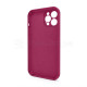 Чохол Full Silicone Case для Apple iPhone 12 Pro Max pomegranate (59) закрита камера (без логотипу) TPS-2710000255765