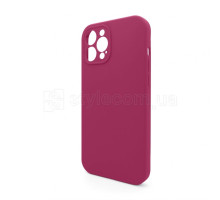 Чохол Full Silicone Case для Apple iPhone 12 Pro Max pomegranate (59) закрита камера (без логотипу) TPS-2710000255765