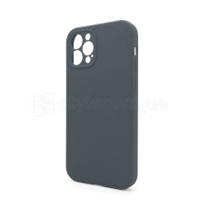 Чохол Full Silicone Case для Apple iPhone 12 Pro dark grey (15) закрита камера (без логотипу) TPS-2710000255482