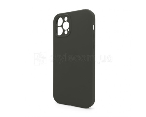 Чохол Full Silicone Case для Apple iPhone 12 Pro dark olive (35) закрита камера (без логотипу) TPS-2710000255499