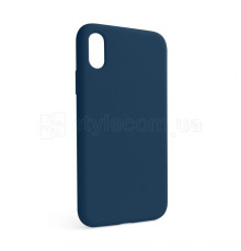 Чохол Full Silicone Case для Apple iPhone X, Xs blue horizon (65) (без логотипу) TPS-2710000257097