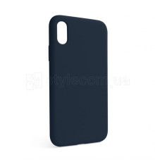 Чохол Full Silicone Case для Apple iPhone X, Xs deep navy (68) (без логотипу) TPS-2710000257127