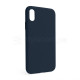 Чохол Full Silicone Case для Apple iPhone X, Xs deep navy (68) (без логотипу) TPS-2710000257127