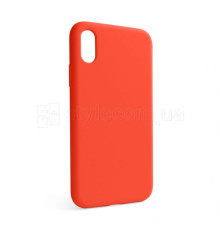 Чохол Full Silicone Case для Apple iPhone X, Xs apricot (02) (без логотипу) TPS-2710000257141