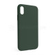 Чохол Full Silicone Case для Apple iPhone X, Xs atrovirens green (54) (без логотипу) TPS-2710000257165