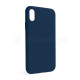 Чохол Full Silicone Case для Apple iPhone X, Xs blue cobalt (36) (без логотипу) TPS-2710000257189