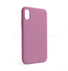 Чохол Full Silicone Case для Apple iPhone X, Xs blueberry (56) (без логотипу)