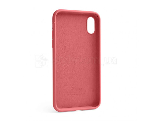 Чохол Full Silicone Case для Apple iPhone X, Xs camellia (25) (без логотипу) TPS-2710000257219