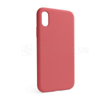 Чохол Full Silicone Case для Apple iPhone X, Xs camellia (25) (без логотипу) TPS-2710000257219 2710000257219