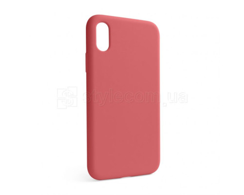 Чохол Full Silicone Case для Apple iPhone X, Xs camellia (25) (без логотипу) TPS-2710000257219