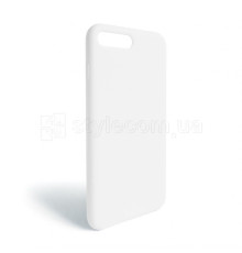 Чохол Full Silicone Case для Apple iPhone 7 Plus, 8 Plus white (09) (без логотипу) TPS-2710000257004