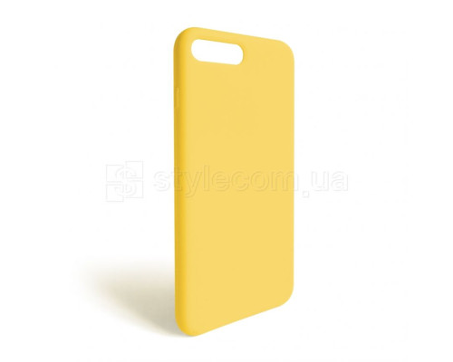 Чохол Full Silicone Case для Apple iPhone 7 Plus, 8 Plus yellow (04) (без логотипу) TPS-2710000257011