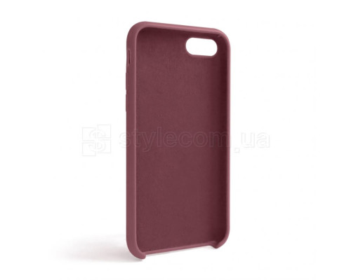 Чохол Full Silicone Case для Apple iPhone 7, 8, SE 2020 maroon (42) (без логотипу) TPS-2710000256724