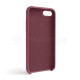 Чохол Full Silicone Case для Apple iPhone 7, 8, SE 2020 maroon (42) (без логотипу) TPS-2710000256724